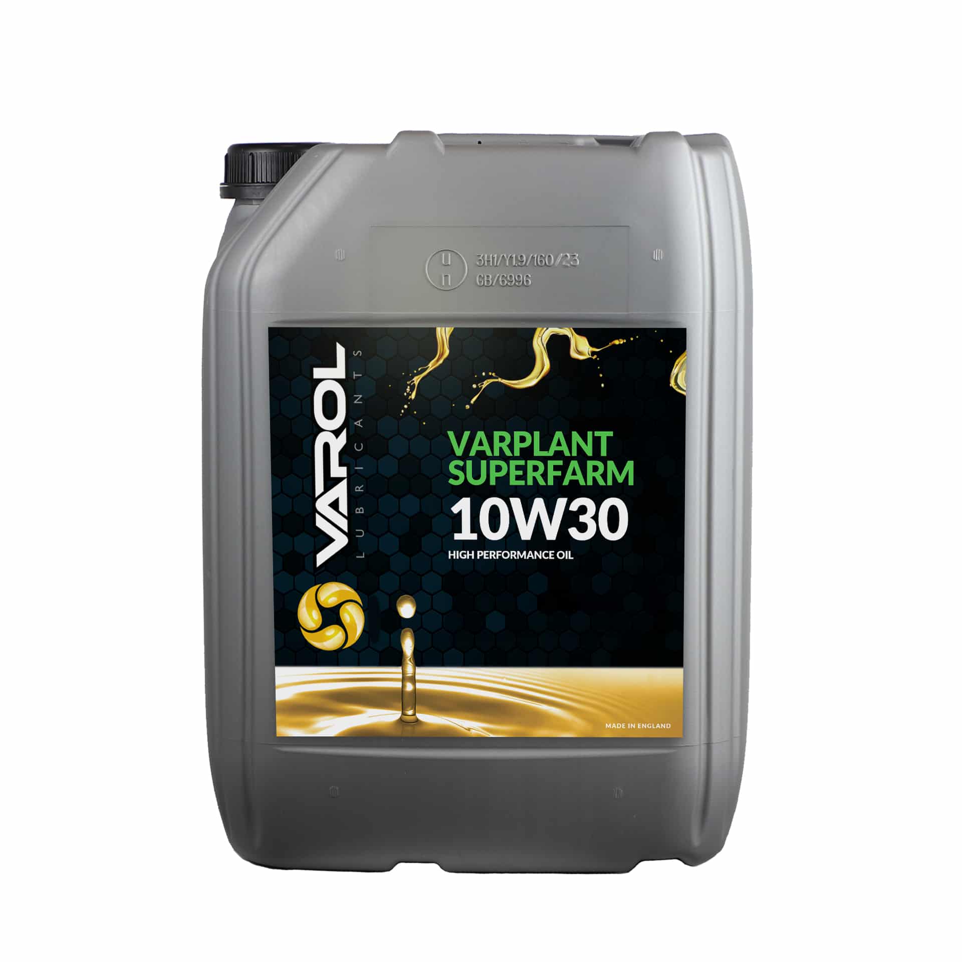 A drum of Varol Varplant Superfarm 10w30 for sale at Midland Oil Group