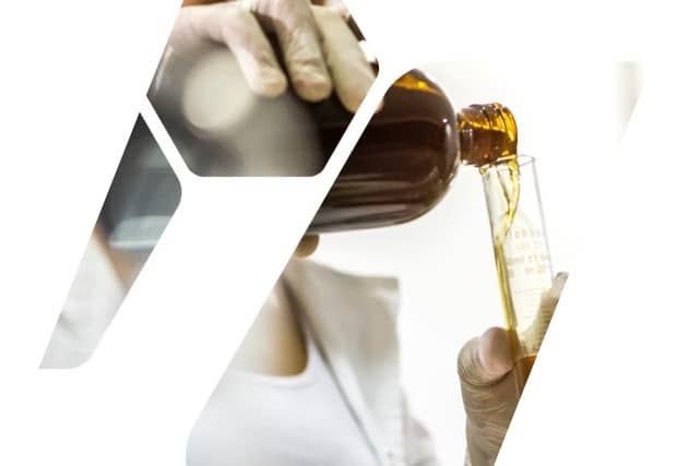 A product being test at Midland Oil Group: Leading toll blending company West Midlands