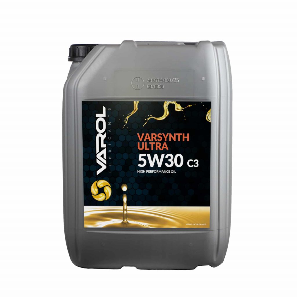 A drum of 5W30 car engine oil for sale at Midland Oil Group